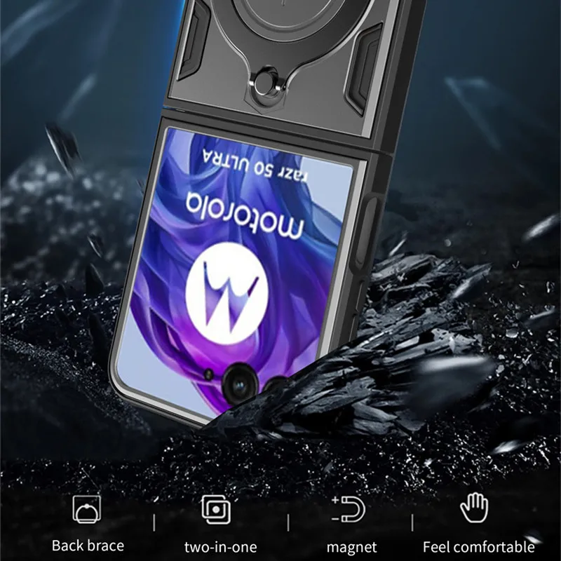 Armor Rugged Shockproof Case with Magnetic Bracket and OTT-BOX Design