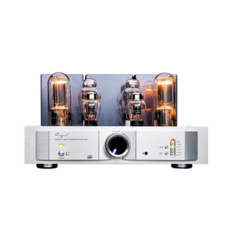 Cayin A-845 Plus Hi-end HiFi Integrated Power Tube Amplifier Dual Mode 300B Push Customized 845 Class A 25W*2 Very Low Noise