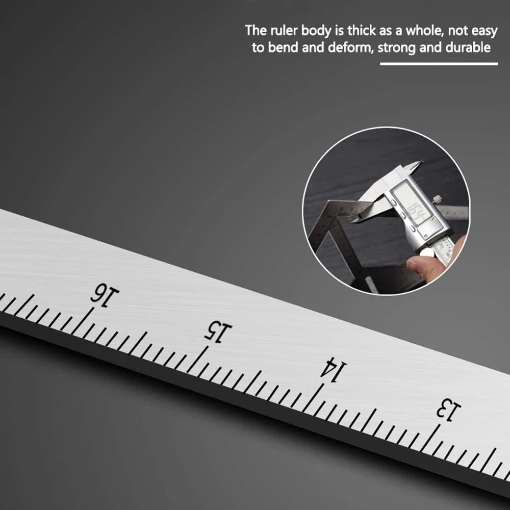 Multifunctional Floor Drain Ruler Stainless Steel Tile Triangle Ruler 3