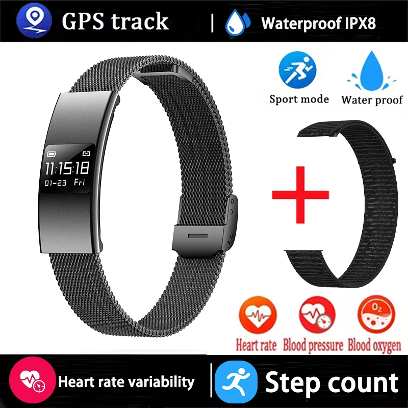 Premium Smart Fitness Tracker – Sleep Monitoring, 170+ Sports Modes, IPX8 Waterproof, Ideal Couple Fitness Gift