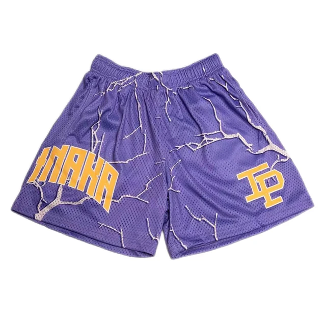 Inaka Power Shorts 2022 Summer GYM Men Women Running Sports Basketball Fitness Pants Mesh Fast Dry homme Breathable Trend Shorts 1