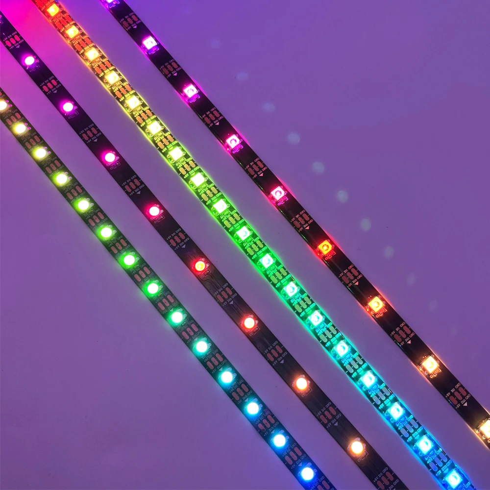 550mm Dream Color 5V Motherboard Addressable 3Pin Digital RGB LED Neon  Light Strip Soft Flexible Mounting PC Backlight AURA SYNC - AliExpress