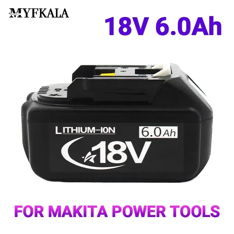 

New 18V6Ah Rechargeable Battery 6000mah Li-Ion Battery Replacement Power Battery for MAKITA BL1880 BL1860 BL1830battery