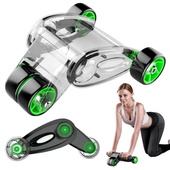 Ab Roller Wheel Abdominal Exercise Roller 4-Wheeled 1