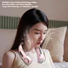 2024 New Outdoors Portable Halterneck Fan USB Handheld Silent Multi-function Bladeless Mini Electric Hanging Neck Fan 5