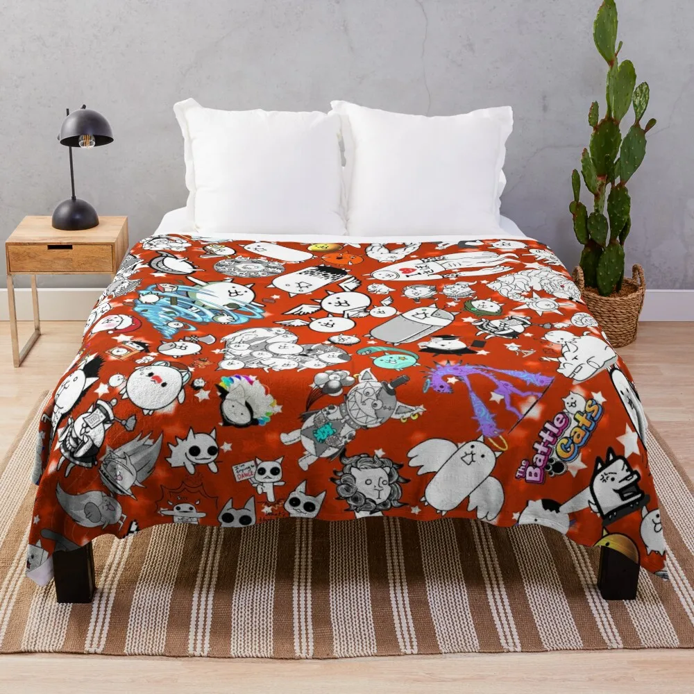 

Battle Cats Throw Blanket sofa bed Sofa Weighted Kid'S Blankets