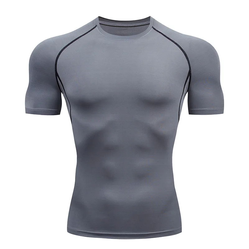 Men Running Compression Shirts Quick Dry Soccer Jersey Fitness Tight Sports Gift