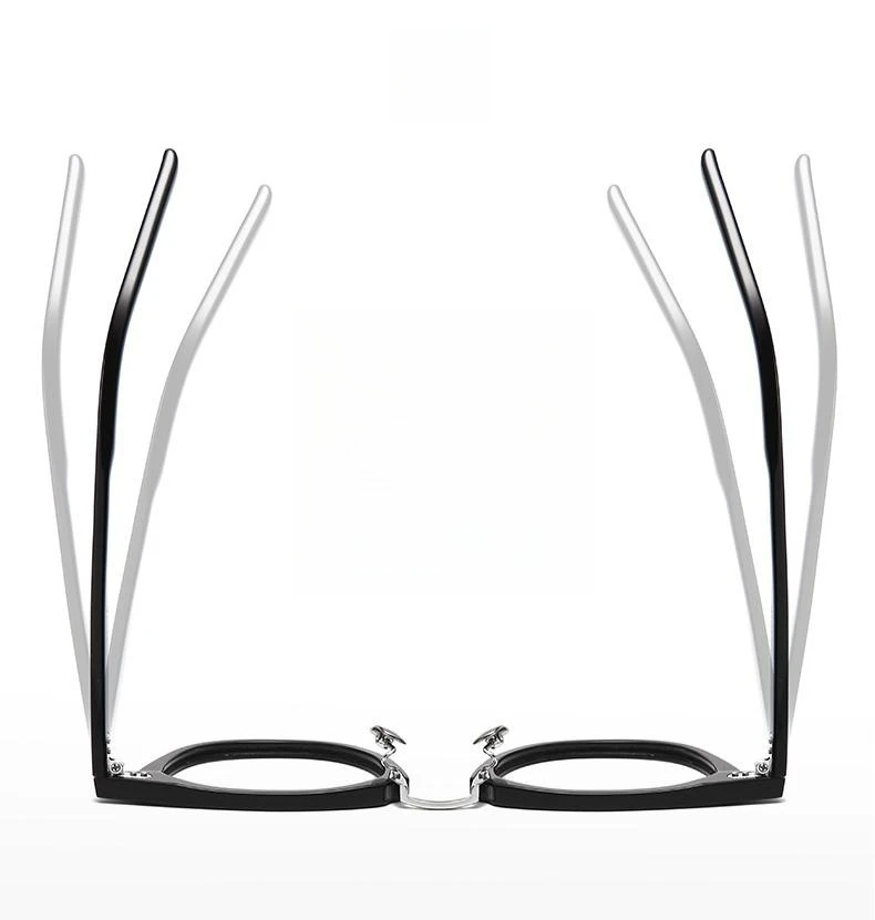 FIRADA Modische Luxus Brille Retro Komfortable Acetat Brillen Optische Verordnung Brillen Rahmen Für Männer Frauen 55016-C – Detail 5