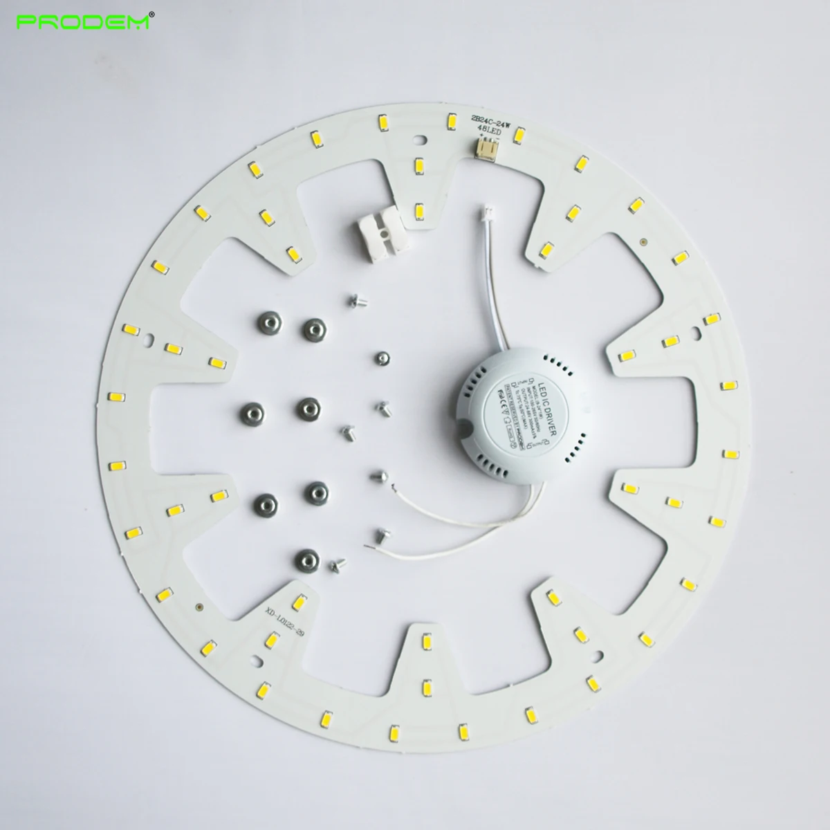 LED Ceiling Light Ceiling Light DIY Install Round 24W LED Ceiling Lamp PCB LED Techo Warm Cold White Circular Replace 50W 2D Tube 110V 120V 220V 230V 240V