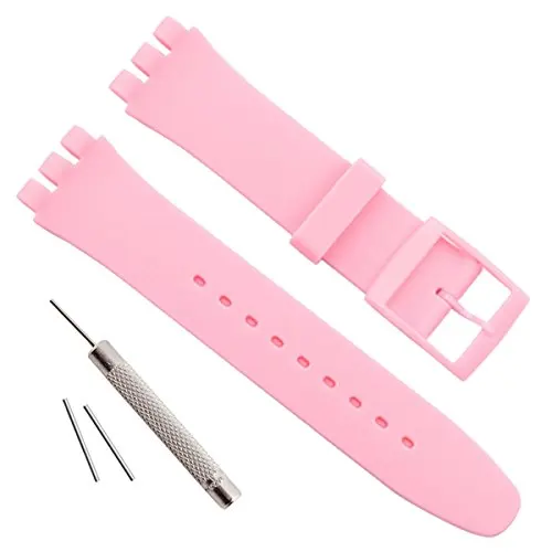 Swatch Strap Jelly Silicone Waterproof Sport Watch Band Replacement Bracelet