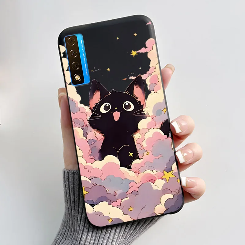 Luxury Dragon Black Soft Silicone Phone Case Back Cover - Cute and Cool Design