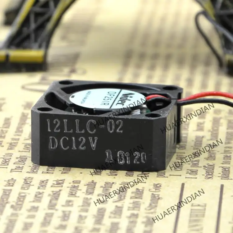 

New 2.5CM DF251R-12MA-02 2510 12V Cooling Fan Assembly Kit