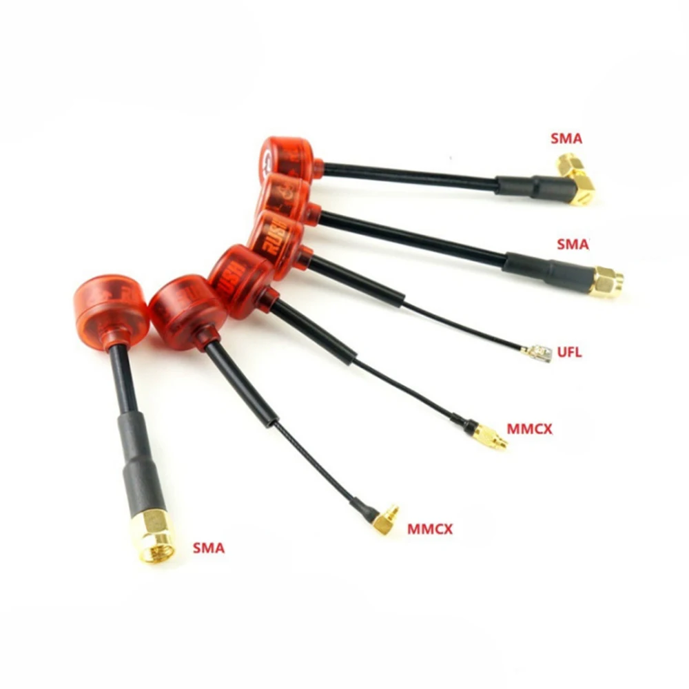 FPV 드론 옴니 안테나, RUSH Cherry 5.8G RHCP SMA, 장거리 RC 쿼드콥터, DIY 부품, 레이싱 프리스타일, 150mm
