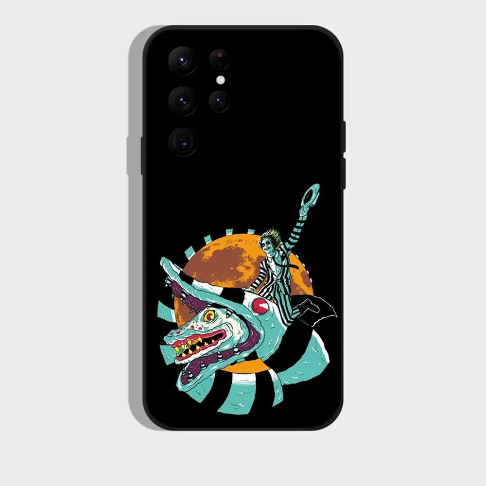 thumbnail image 1 of Funda de silicona para teléfono Samsung S24, S22 Ultra, S20, S30 plus, S22 plus, S23, S30 ultra 5G con la película B-BeetlejuiceS 2, 1 of 5