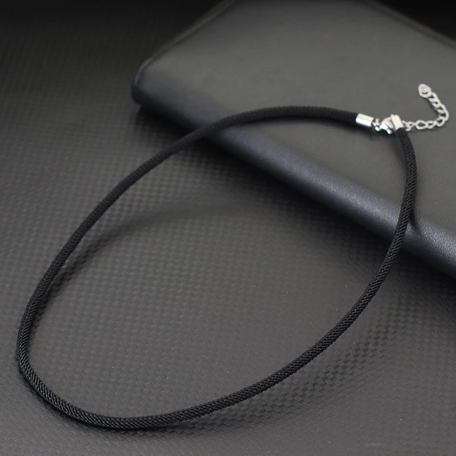 Men Milan Rope Necklace 4mm Thread Outdoor Sports Accessory