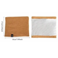 Зимний теплый вязаный шарф для женщин и мужчин, плюшевая полная маска, уличные кашемировые однотонные шарфы-снуды, толстый глушитель Bufanda — изображение 3