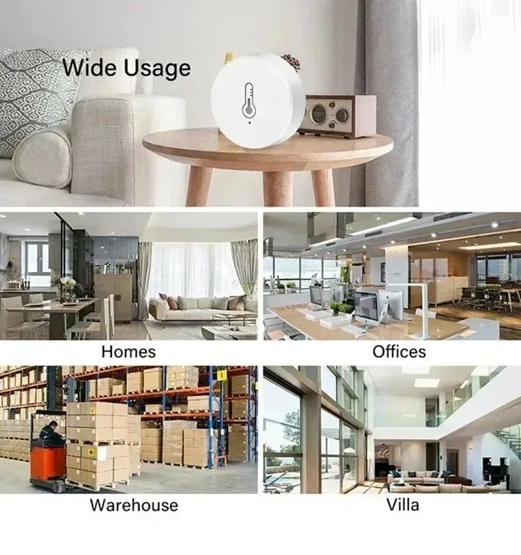 Tuya Zigbee Door Window Sensor Gateway Hub Water Leak Detector Pir Motion Sensor