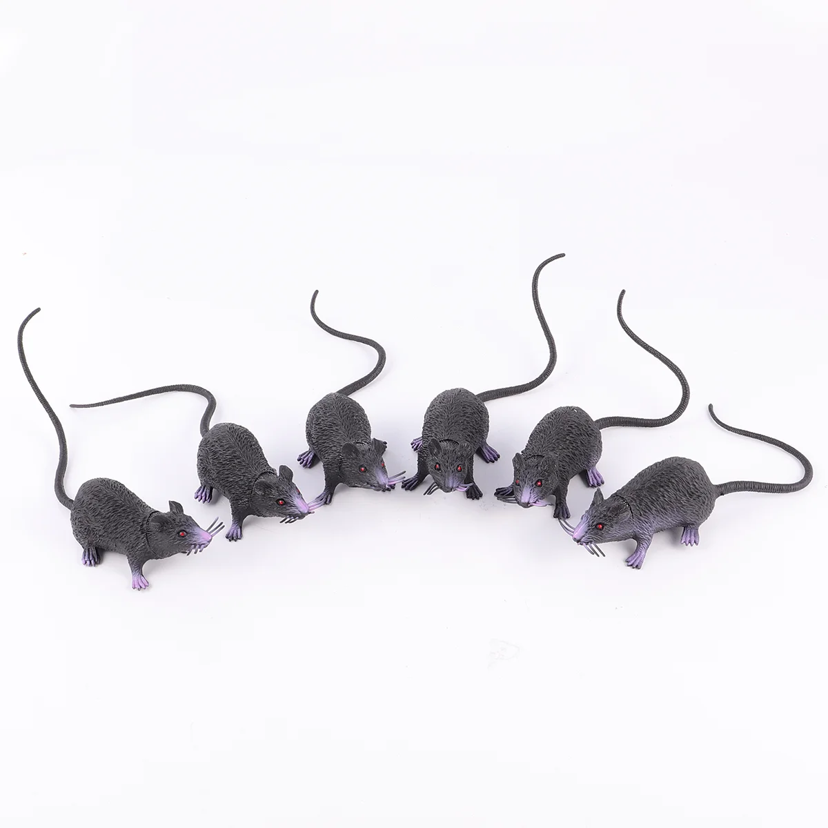 

Tricky Toy Realistic Rats Fake Rubber Mice Fake Plastic Rat Prank Toy Fake Poop Squeezable Rats