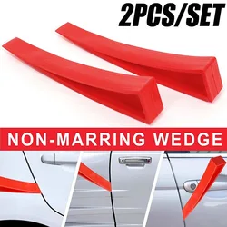 Car Universal Gap Pry Bar Repair Tool Red Dent Plastic Air Pump Window Door Emergency Entry Tool Auto Repair Kit Hand Tools