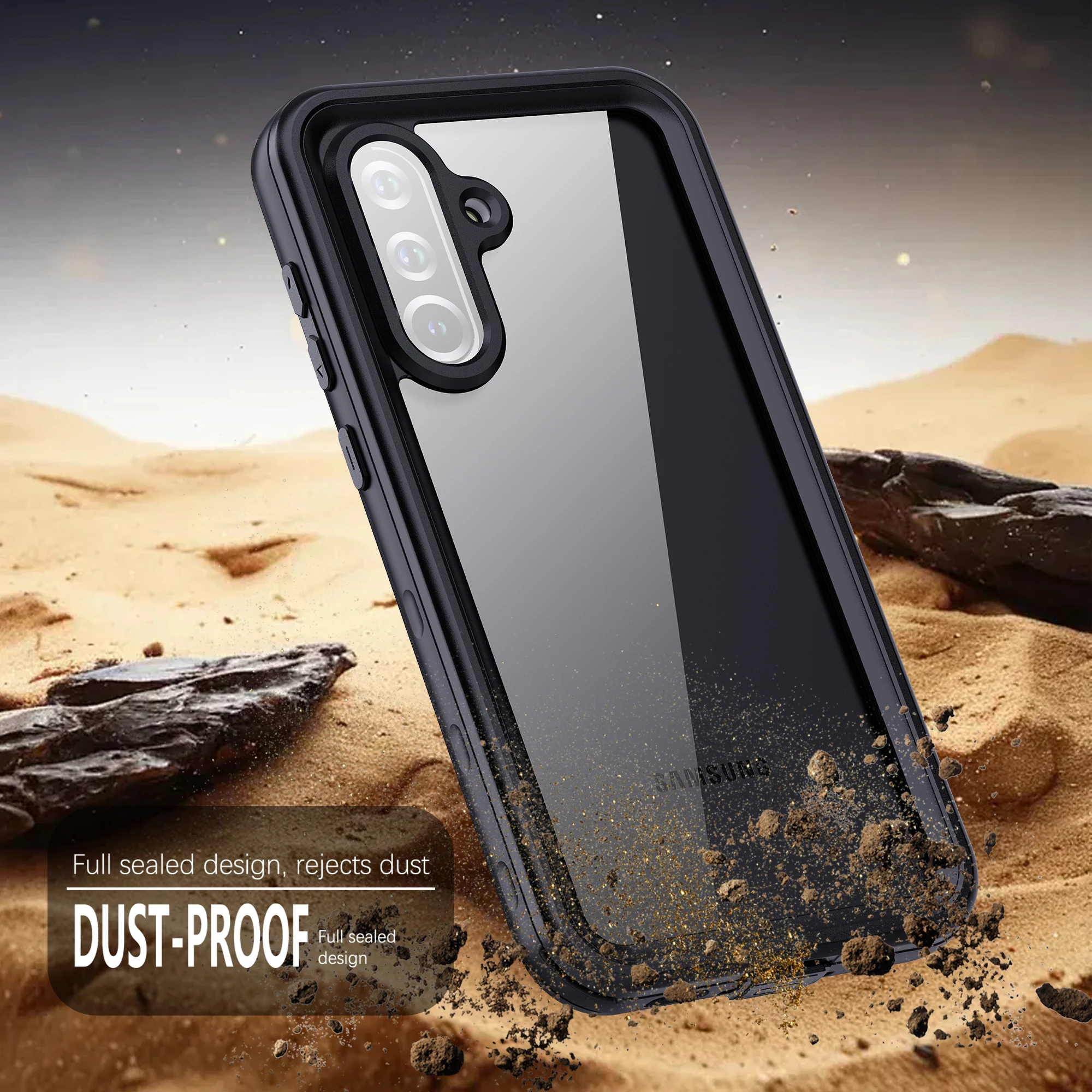 Universal Waterproof Phone Case, Transparent Anti-Drop, Submersible Up to 2 Meters