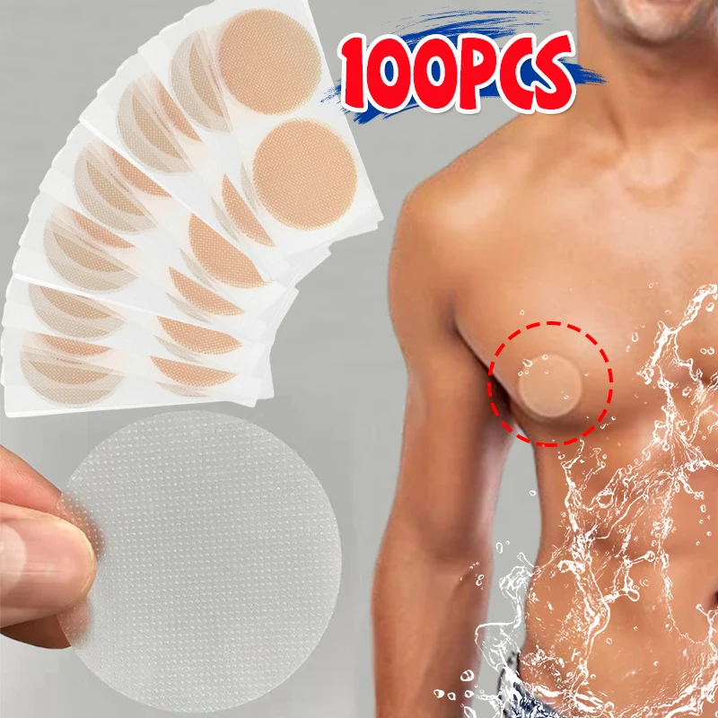 

100/2pcs Sexy Men Nipple Cover Adhesive Stickers Bra Pad Breast Invisible Breast Lift Bra Running Protect Nipples Chest Stickers