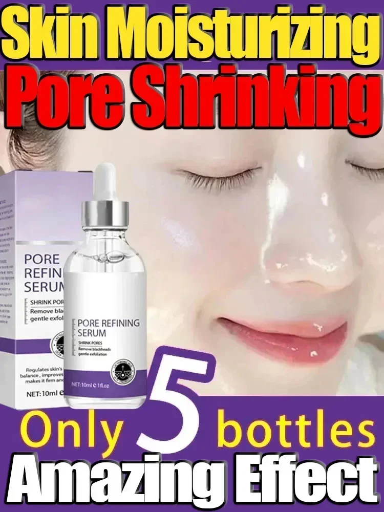 Facial Essence Pore Shrinking Serum Moisturizing Facial Essence for Relieving Dryness Oil Sensitive Skin Care