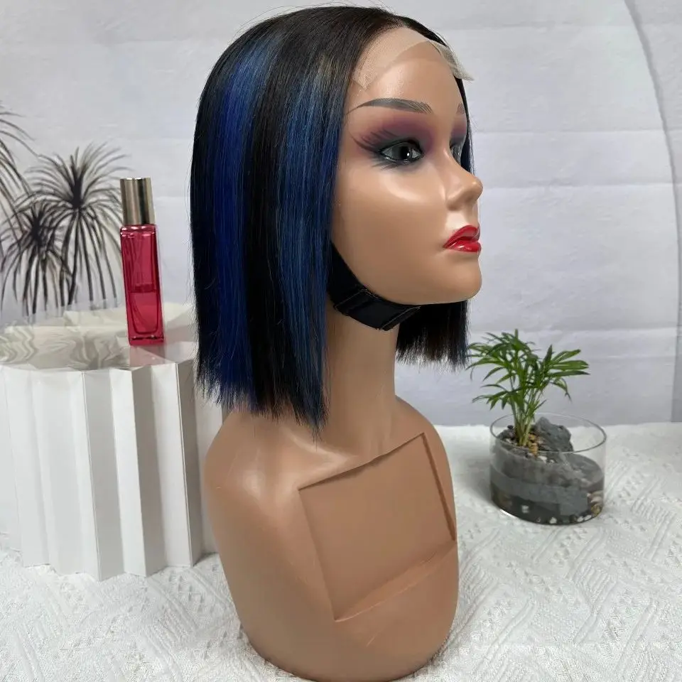 10inch-200-Density-Colored-1B38-Piano-4-4-lace-frontal-Bob-Swiss-Lace ...