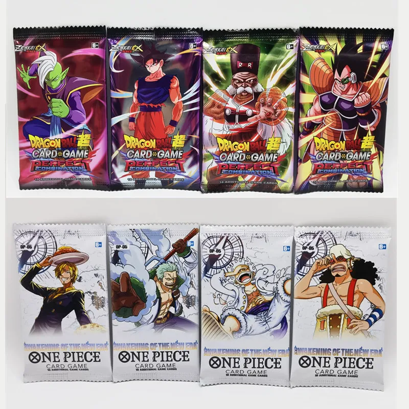 Random 50pcs 100pcs One Piece Dragon ball Cards English Booster