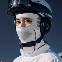 Écharpe thermique résistante au froid pour hommes et femmes, chapeau de Ski d'hiver, cagoule, masque complet, Ski, cyclisme, chasse, couvre-tête, doublure de casque 2