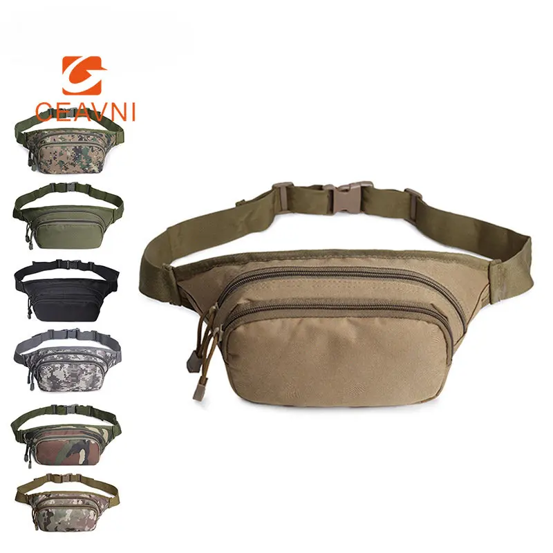 

Тактическая поясная сумка CEAVNI, Спортивная камуфляжная нагрудная сумка для бега, фитнеса, многофункциональная сумка для верховой езды с регулируемым ремнем