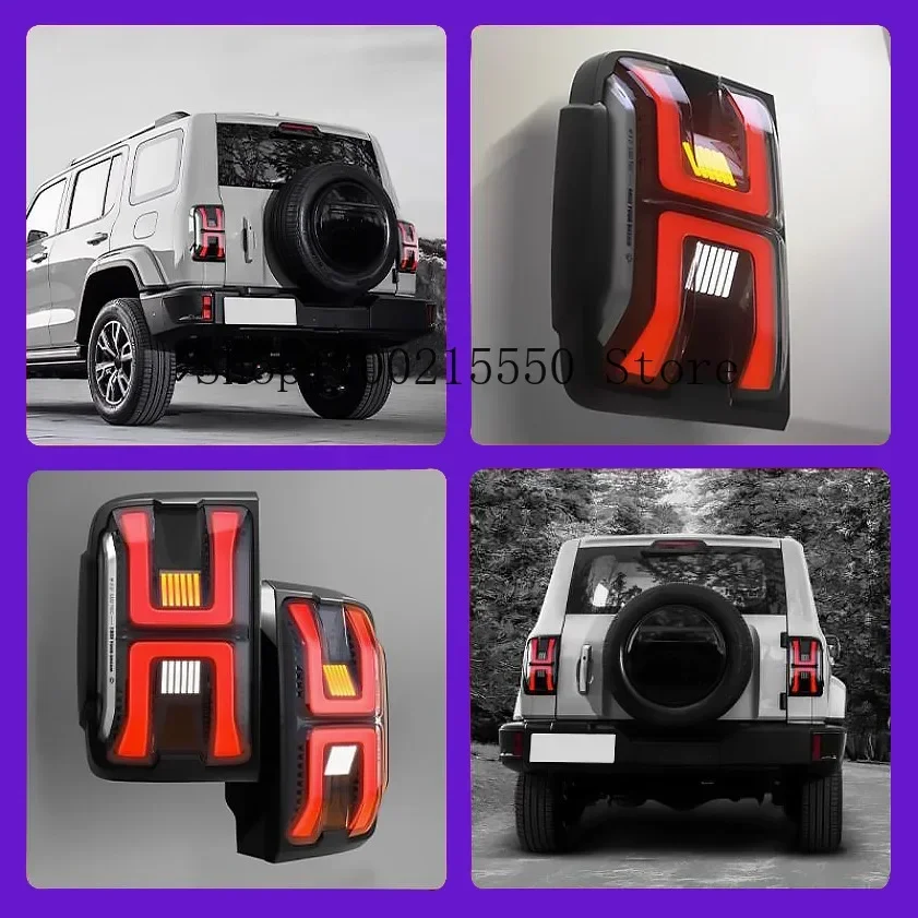 

Modified Lighting Systems Rear Lamp Light Assembly LED Turn Signals Brake Light Reverse Light For Tank 300 Taillight Accessories