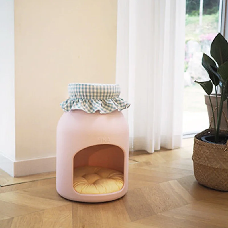 

Pet Cat and Dog Cute Milk Bottle Fresh Home Decoration Cottage Caveolae