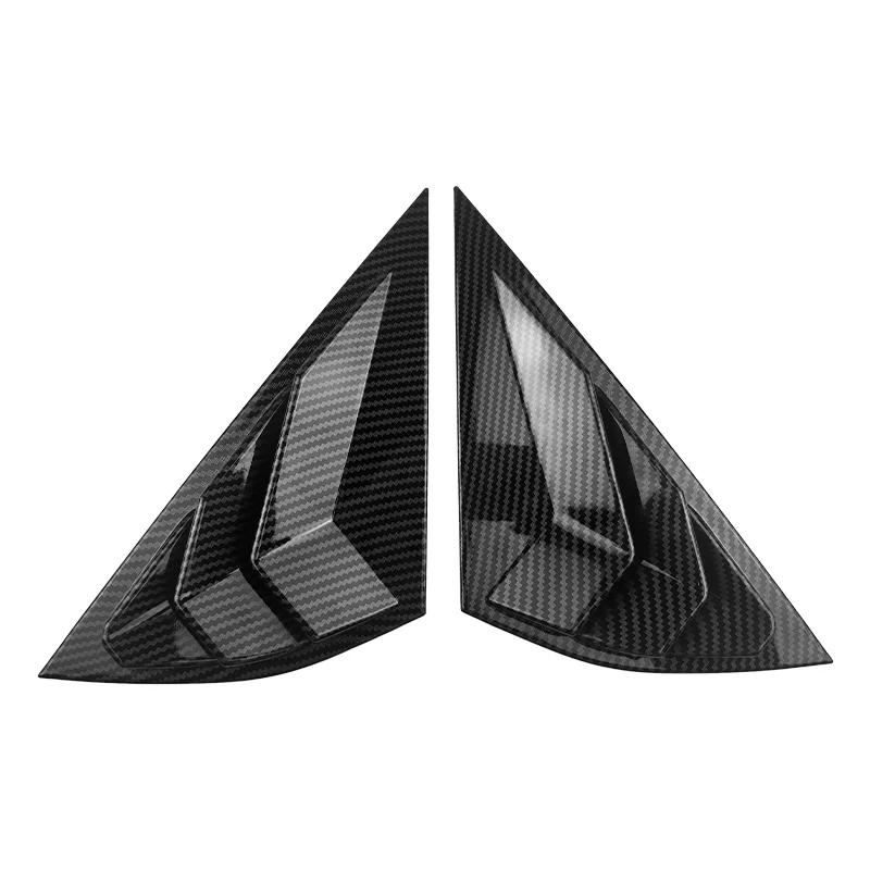 Car Side Window Louver Window Louvers Mustang Mach E Rear Side Window Scoop Visor Cover Accessories ABS