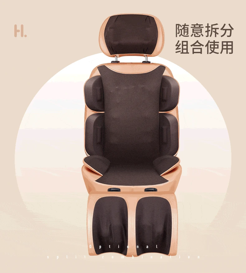 Cervical Spine Massager Massage Waist Cushion Back Waist Buttocks Whole Body Massage Chair Cushion Vibration Heating Massage 2