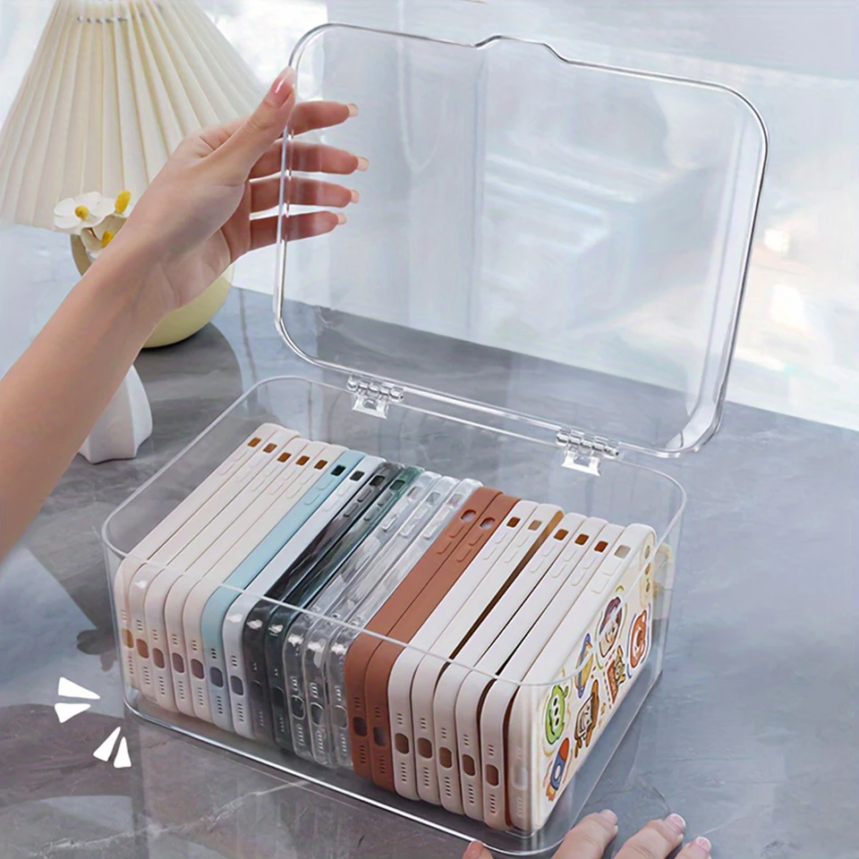 Transparent Acrylic Storage Box for Jewelry and More