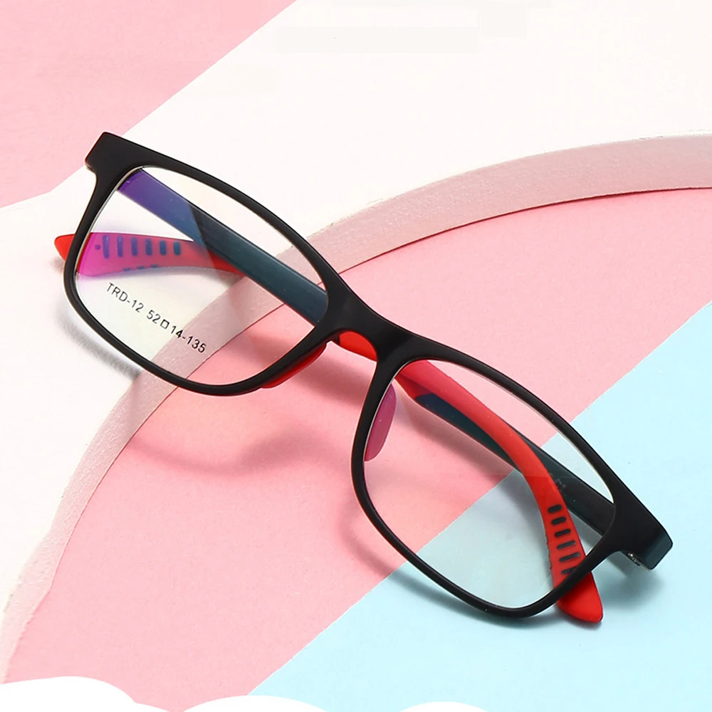 

Fashion Kids Eyeglasses Boy Girl TR90 Children Optical Flexible Eyewear Protective Myopia Frames Prescription Glasses