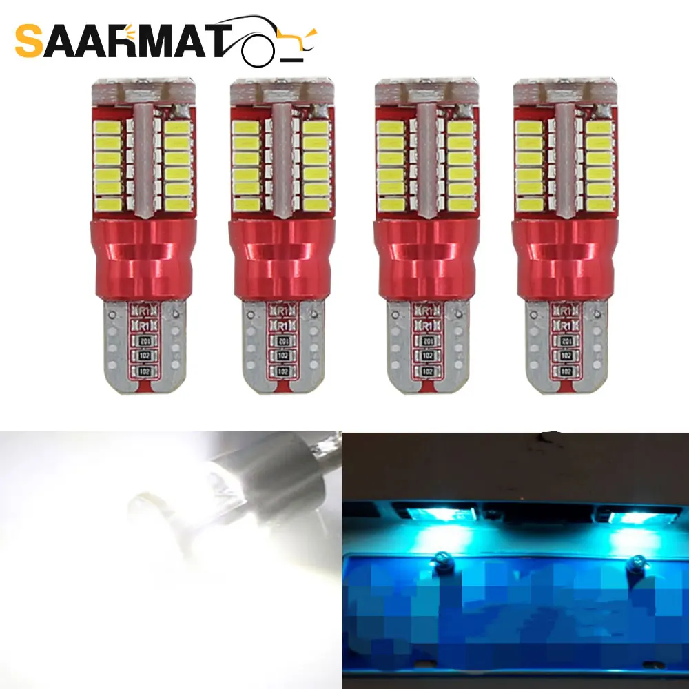 4* W5W T10 LED Bulb 194 168 Interior Map Dome Lights Parking Light Signal Lamp for Mitsubishi