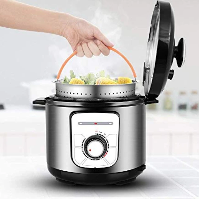 304 Stainless Steel Steamer Basket Instant Pot Accessories for 3/6/8 Qt  Instant Pot Pressure Cooker with Silicone Covered Handle - AliExpress