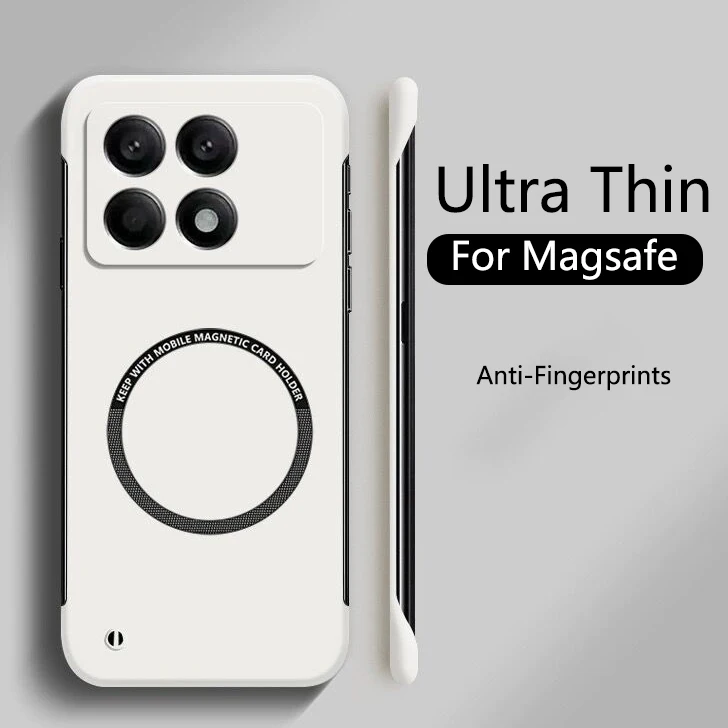 Ultra-Thin Hard Plastic Magnetic Wireless Charging Case