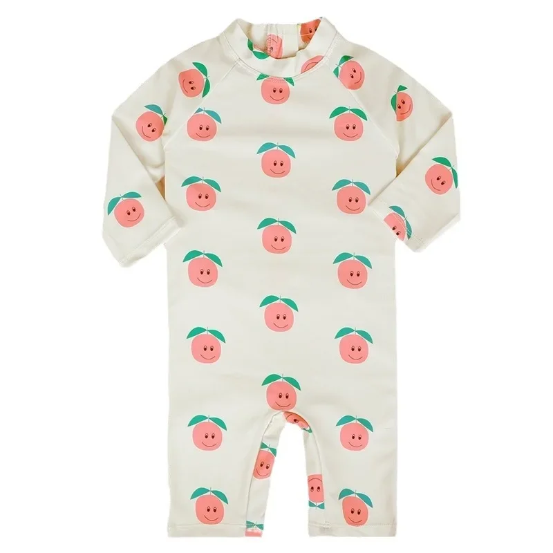 Baby Swimwear Children One-piece Swimsuit Sunscreen Quick-drying Bathing Suit for Kids Korean Boys Girls Surf Clothes kids swimsuits