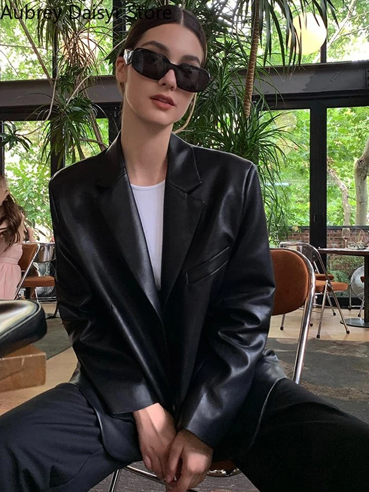 Женский однобортный Блейзер в стиле панк