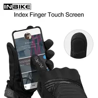 INBIKE Shockproof Motorcycle Gloves Men Breathable Motor Riding Motorcyclist's Gloves Full Finger Touch Screen Motorcross Gloves 2
