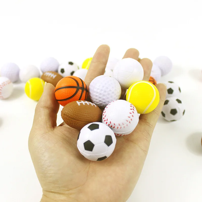 mini soccer party gift mini foam squeeze sports ball to relieve stress anxiety school classroom reward party gift