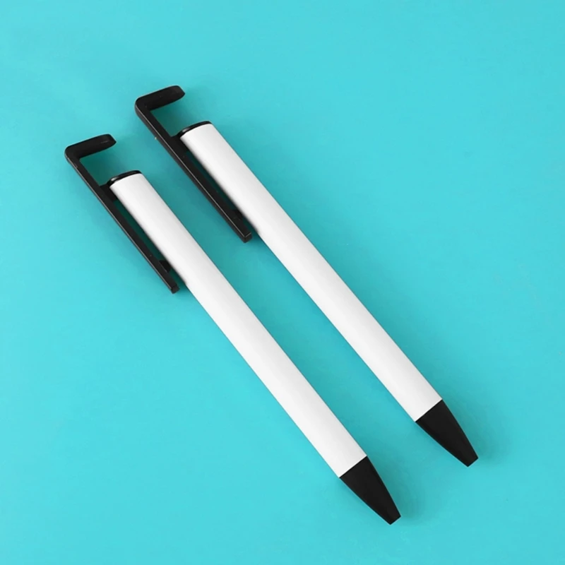 

Heat Transfer Retractable Ballpoint Pen with Shrink Films, Sublimation Pens Blank for Full Printing Ballpoint Pens