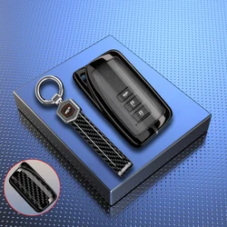 Premium Zinc Alloy Car Key Case Cover - Elegant and Durable Design (Black set2)