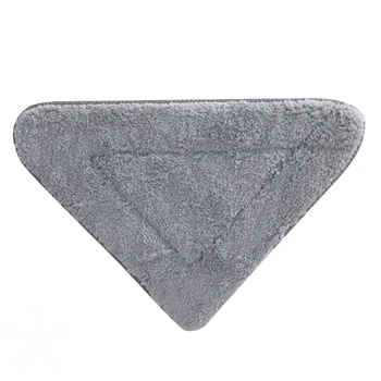 La testina di ricambio per mocio triangolare utilizza il panno per la rimozione della polvere del mocio piatto pigro in fibra di ciniglia per pulire i panni per la pulizia degli artefatti sanitari 1