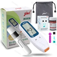Blood Glucose Meter Glucometer Kit Code Free Diabetes Test 50pcs Strips With Lancets Medical Blood Sugar mg/mmol