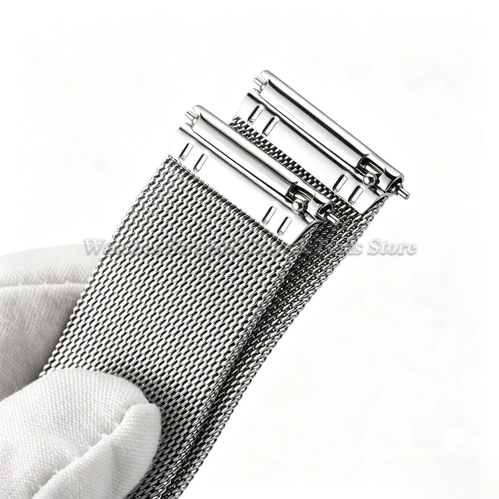 Elegant Milanese Mesh Loop Stainless Steel Watch Band – Quick Release Universal Bracelet