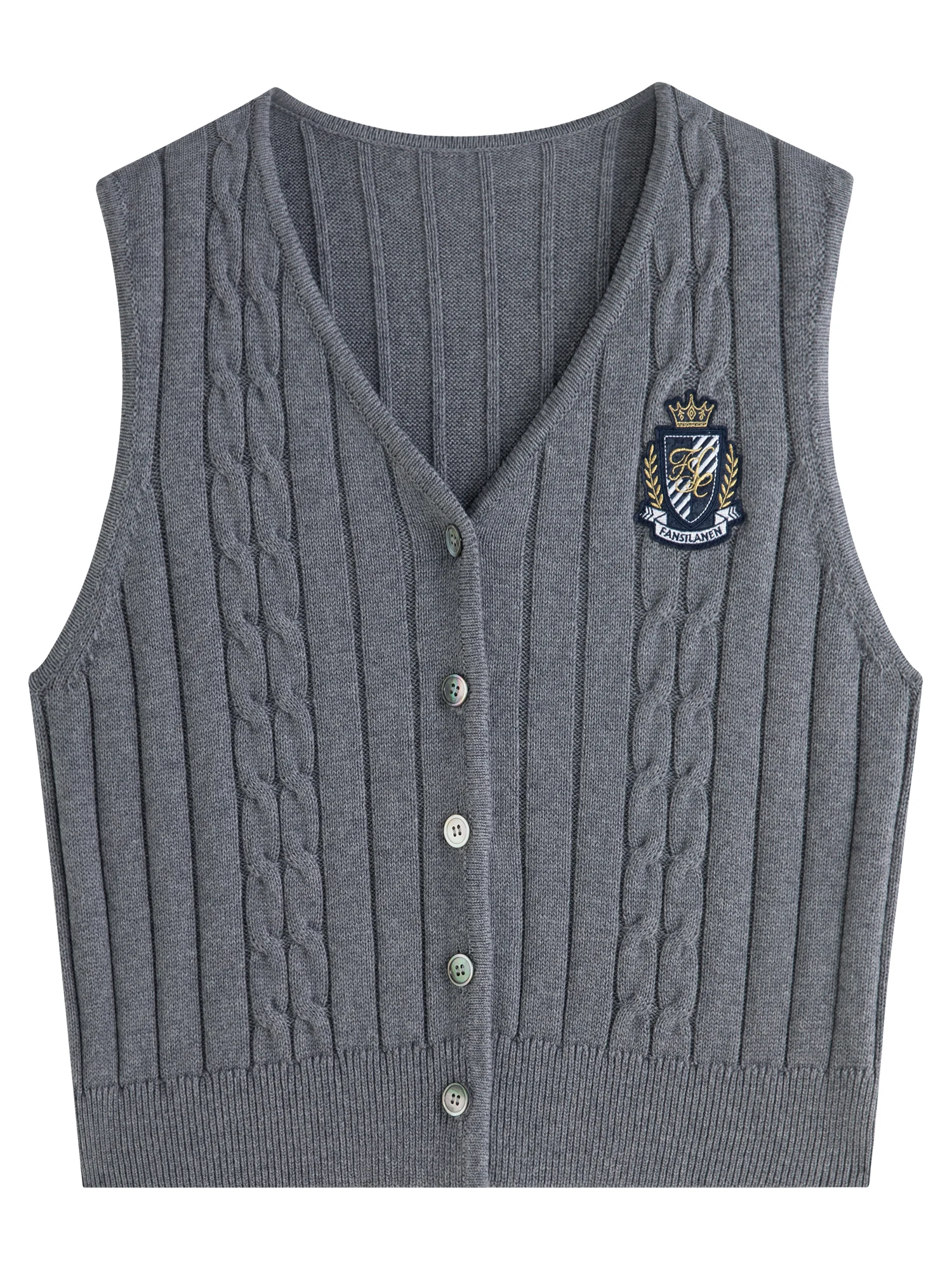 Gilet Maglione Donna 2025 - Scollo A V, Lavorato A Maglia - In Cotone 98% - Senza Maniche Per Look Casual - Foto 13