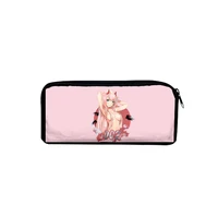 Hip Hop Youthful Pen Bags Darling In The Franxx 3D Print Pencil Box Child stationery Storage Bag Pencil bag Simple Cosmetic bags 1